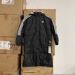 ເສື້ອຜ້າເດັກນ້ອຍ Adidas ໃຫຍ່ Adidas ຊຸດກິລາອຸ່ນລະດູຫນາວ Adidas hooded jacket H07272 ຕົ້ນສະບັບ 899