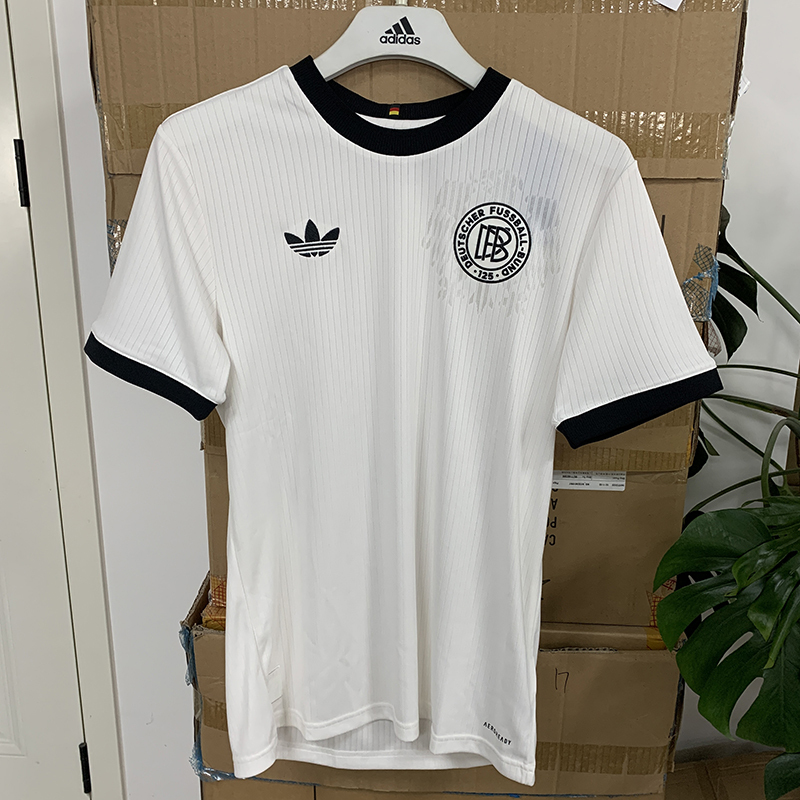 Adidas Trefoil Germany Team 125Th Anniversary Short-Sleeve Soccer Jersey Jy0247, Tag Price 799