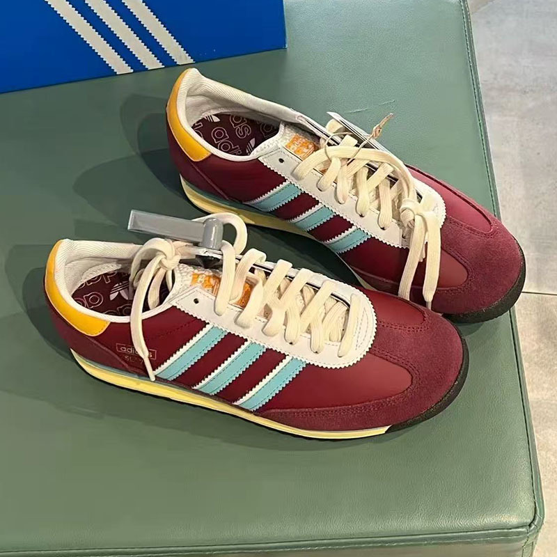 Adidas Sl72 Rs Red Men's and Women's Retro Wear-Resistant Classic Sports and Casual Shoes Jr0049