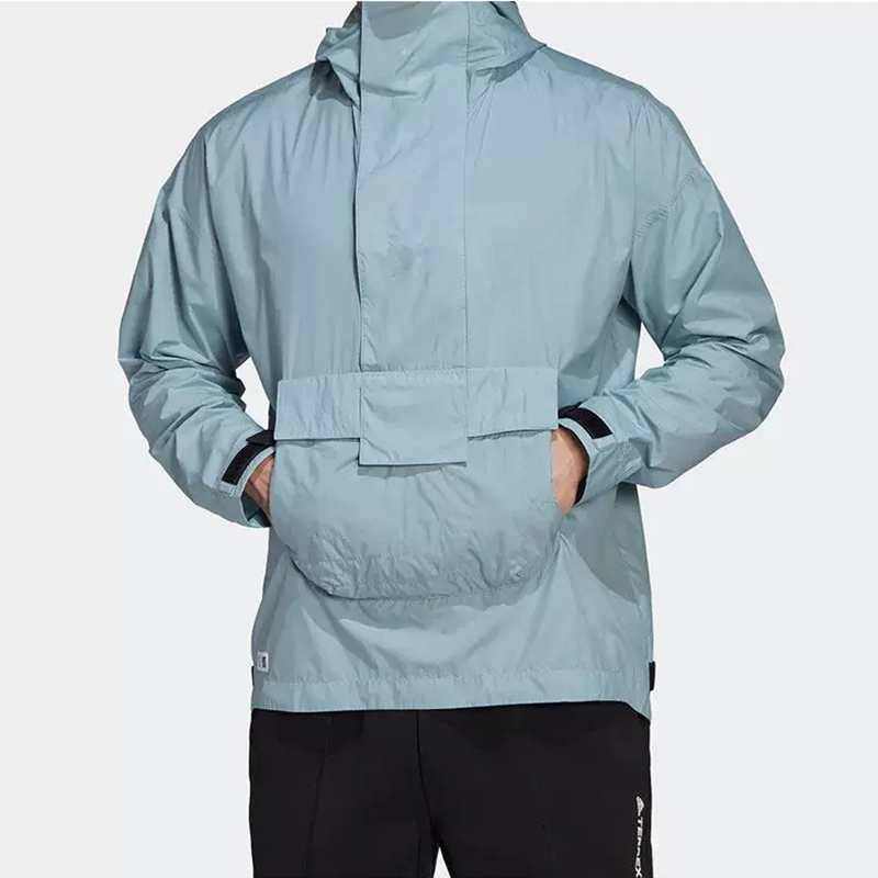 Adidas/Adidas Terrex Outdoor Genuine Casual Breathable Hooded Men's Sports Jacket Ha7691