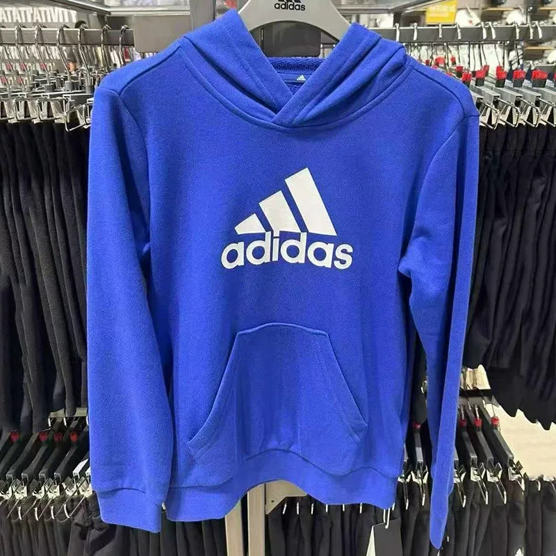 Adidas/Adidas Genuine Big Kids Classic Knitted Hooded Outdoor Sports Casual Sweatshirt Ic6834 Adidas/Adidas Genuine Big Kids Classic Knitted Hooded Outdoor Sports Casual Sweatshirt Ic6834