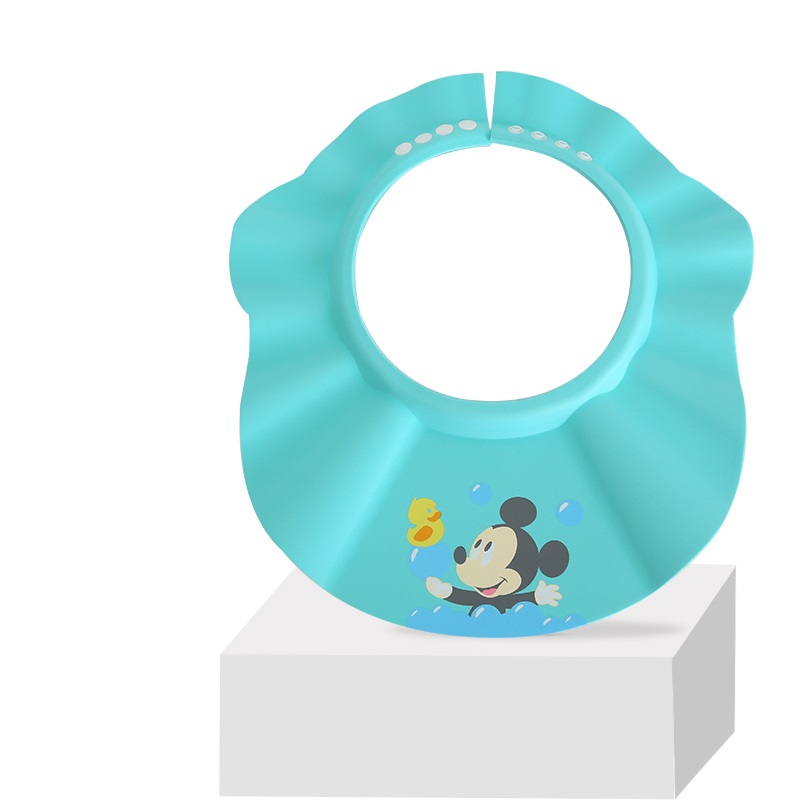 迪士尼宝宝洗头帽婴儿童洗澡防水浴帽护耳洗发帽小孩护眼洗头神器