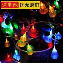 Gourd Light Strings Small Colorful Lights Flashing Lights String Lamps Full of Star Decorative Rooms Led seven colorful Stars Plug-in Festival