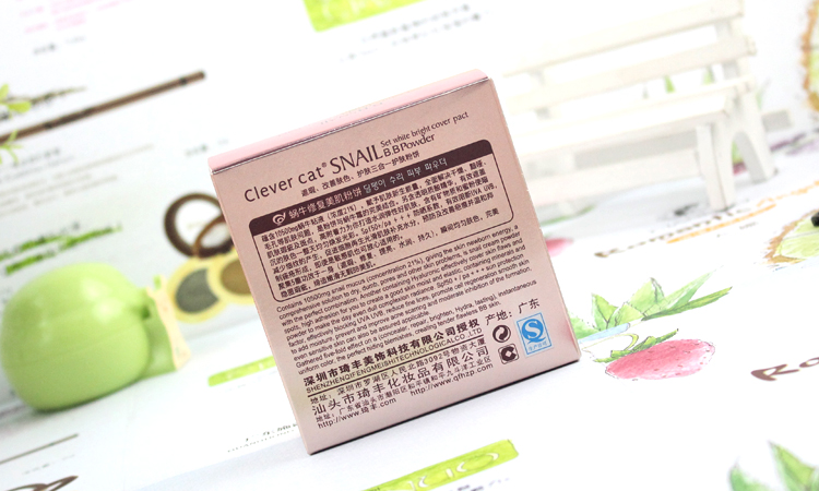 Kem dưỡng da dành cho mèo thông minh chính hãng của mèo Cat Powder Wet Wet-Use Powder Concealer cải thiện màu da phấn phủ nyx