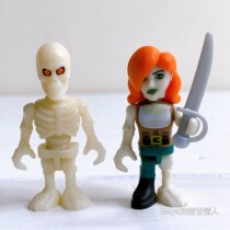 Childrens small particles luminous mini building blocks skeleton bone skeleton splicing limbs movable baby educational toys