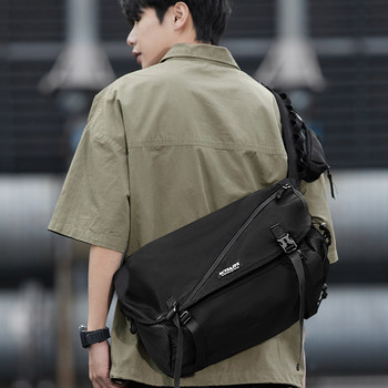 Men's Crossbody Bag 2025 New Fashion Shoulder Backpack Travel Large Capacity Casual Trendy College Student High-End Sense