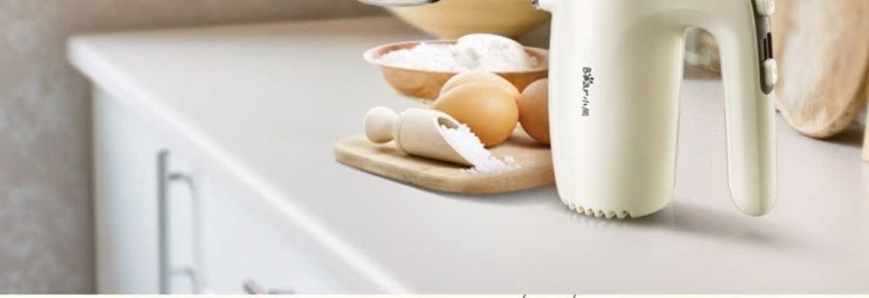 máy trộn bột bánh mì Bear / Cubs DDQ-B02F1 Eggbeater Electric Hộ gia đình Mini Baking Máy trộn kem mini - Máy trộn điện máy đánh trứng fakir