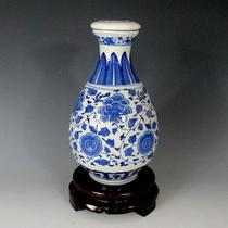 Jingdezhen Qinghua Ceramics 3 Catty Wine Altar Sealed Mouth Wine Bottle Wine Altar Home Daily White Wine Custom Vase