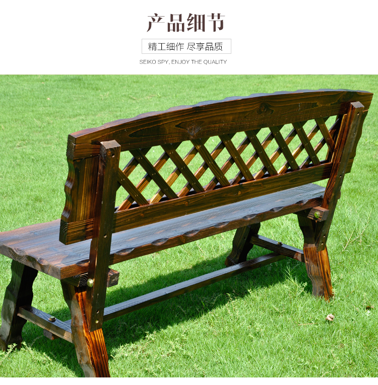 Carbonized chống ăn mòn bàn ghế gỗ ngoài trời rắn gỗ ban công bàn ghế bar bàn ghế retro bàn ghế sân vườn giải trí bàn ghế bàn trà ngoài trời