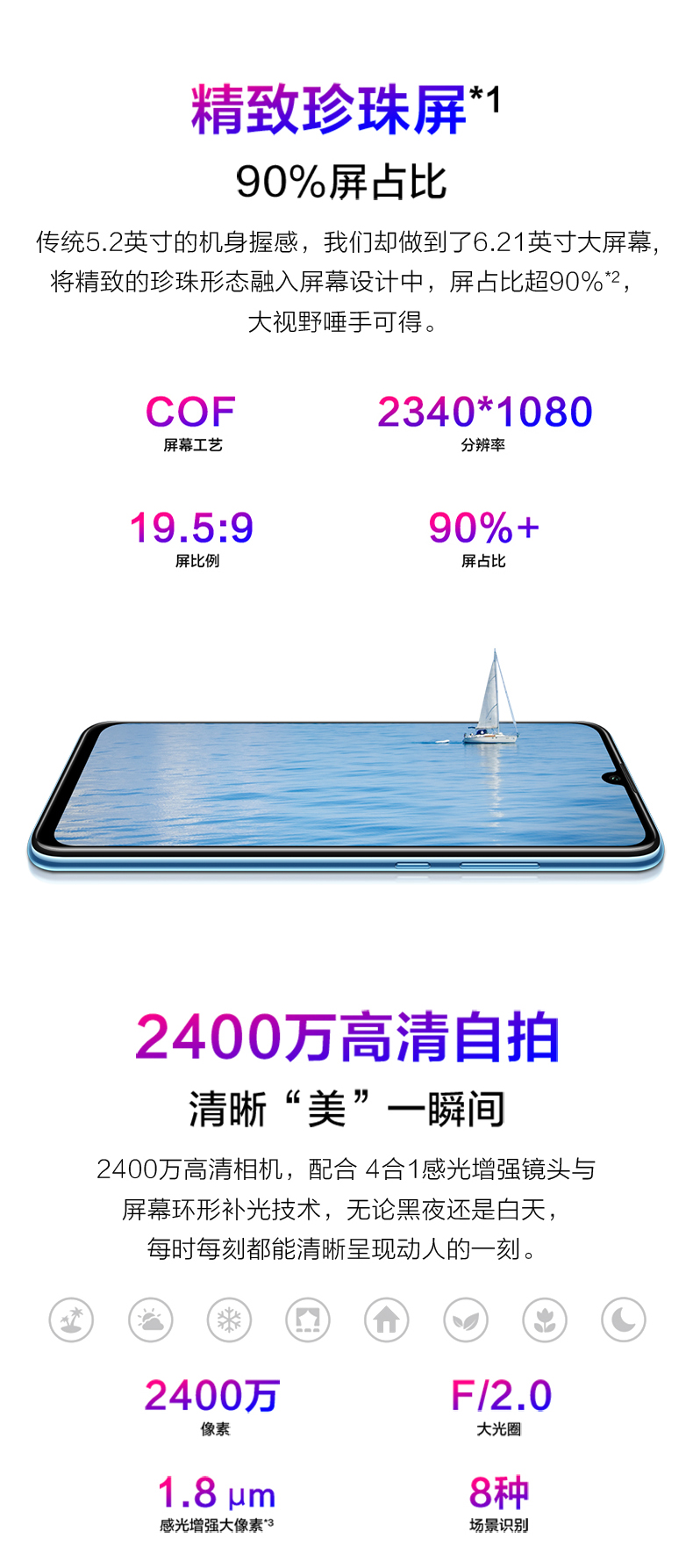 Glory thấp như 1299 nhân dân tệ [10] phiên bản trẻ của Huawei HONOR vinh quang dốc thẻ kép kép toàn bộ mạng điện thoại di động dự phòng của sinh viên cửa hàng flagship chính thức xác thực mới - Điện thoại di động oppo giá rẻ