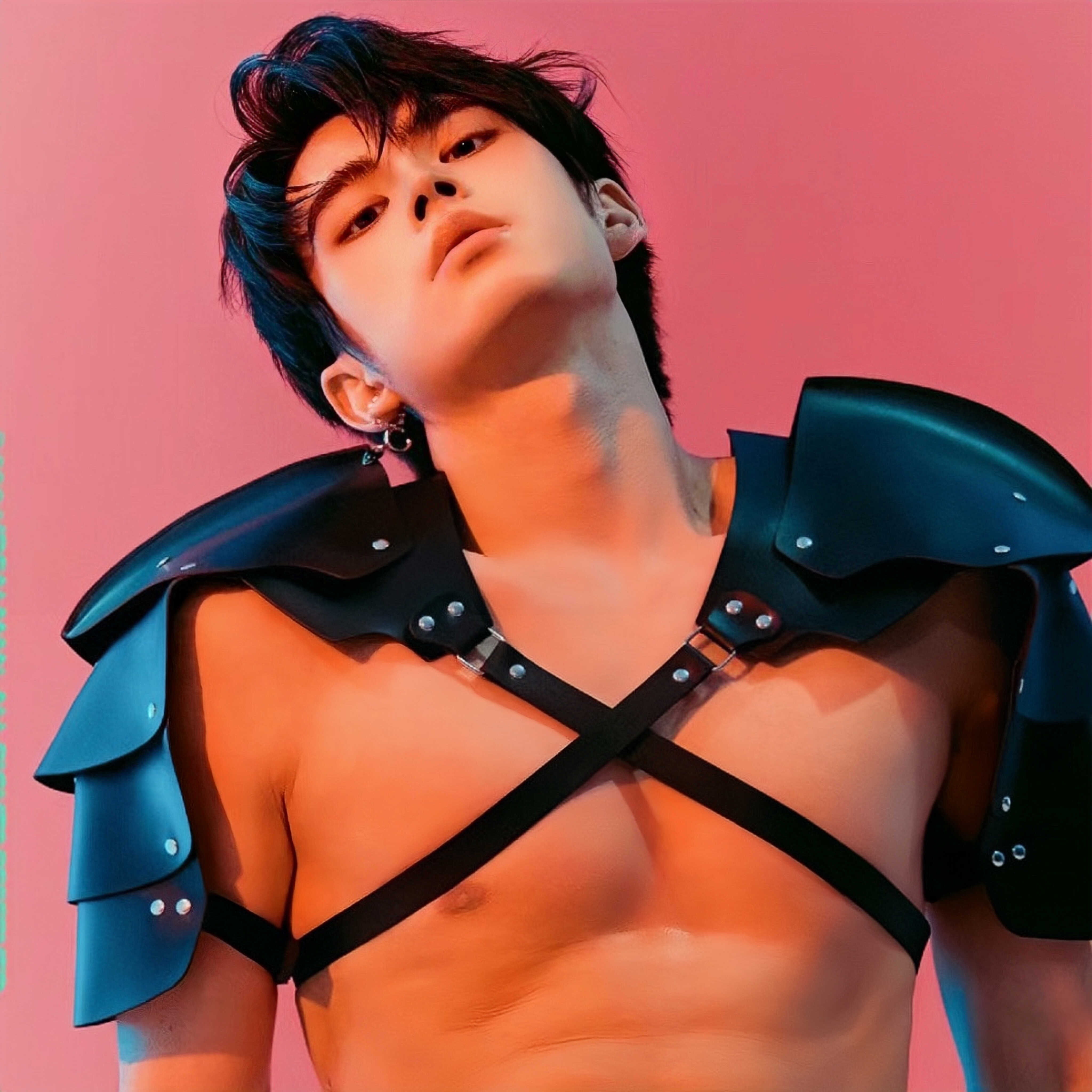 中世の肩鎧コスプレバトル騎士戦士ショルダーパッドシングルショルダーダブルショルダーストラップベルト小道具男性