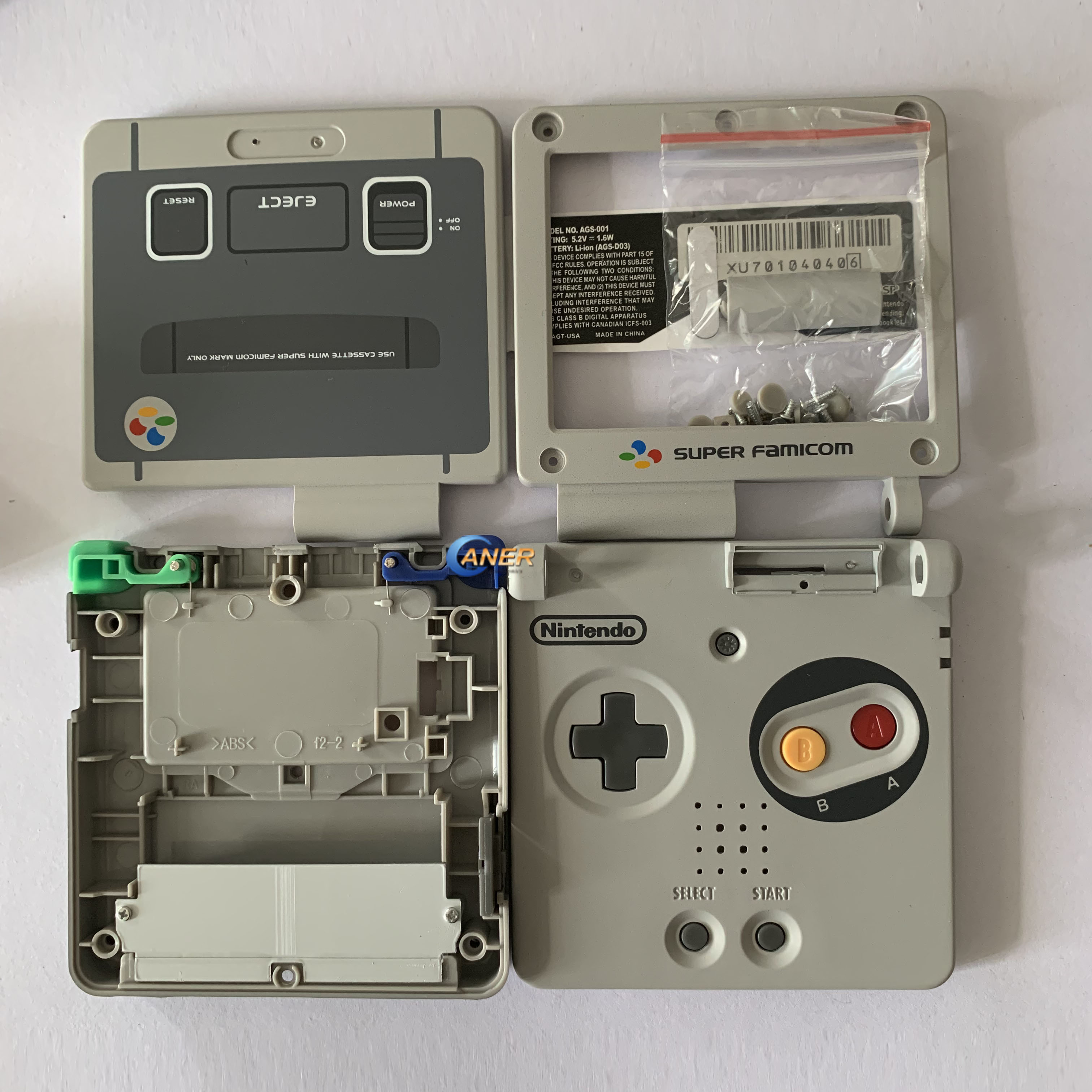 GBA SP Housing SFC Limited Edition Housing GBA SP Housing