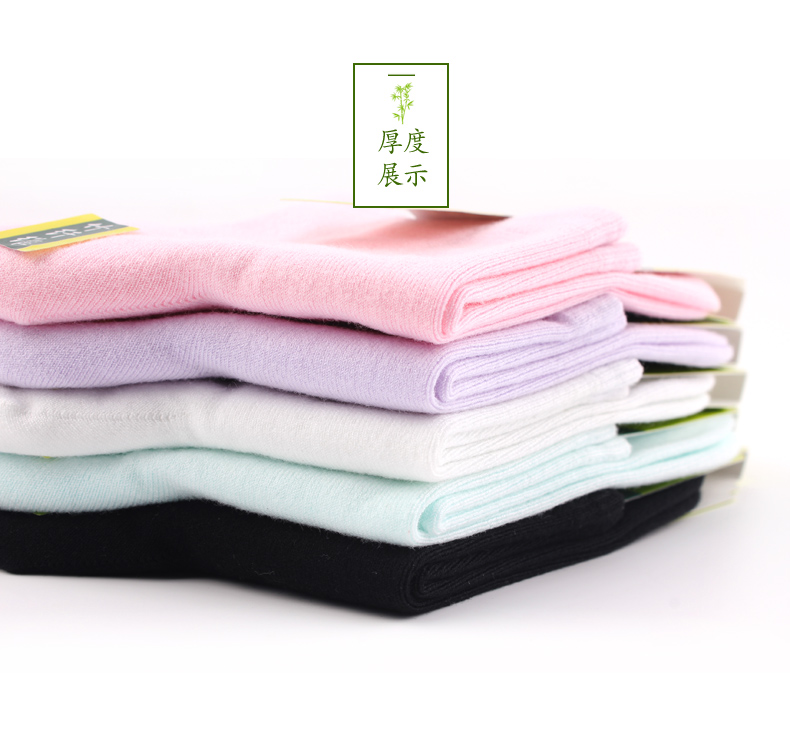 Ôi yêu sợi tre vớ nữ ống vớ mùa xuân và mùa thu phụ nữ vớ tre than khử mùi đen vớ cotton trắng mà không khâu xương tất chân