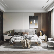 Hard Bag Background Wall Bedroom Bedside Soft Bag Background Wall Modern Light Lavish Living Room Sofa TV Hard Package Background Custom