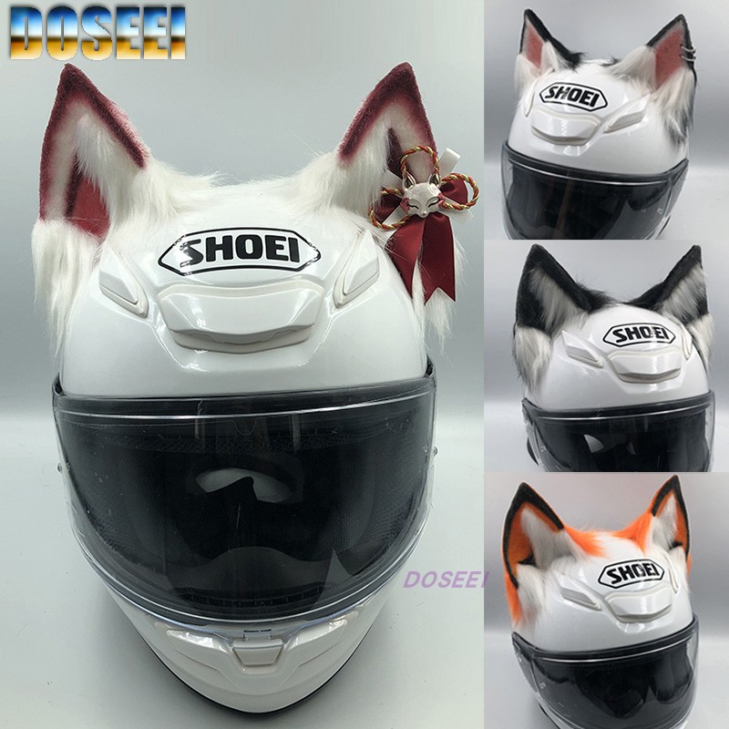 Helmets decorations cat ears beast ears wolf ears fox headset car electric car locomotive female knight ski helmet accessories