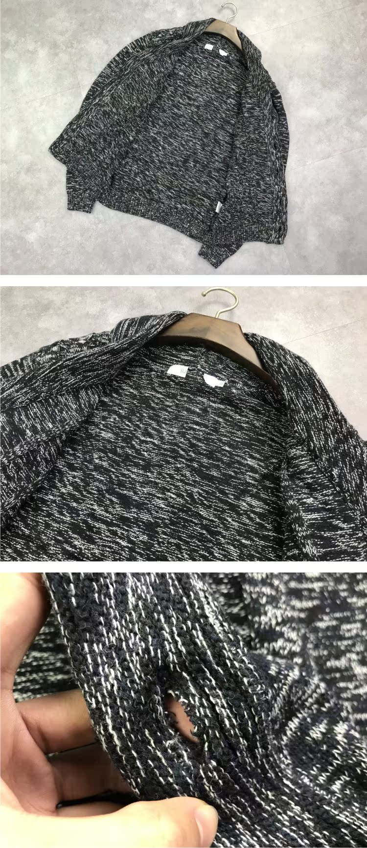 Áo len cotton dày áo len dày ấm áp bông tuyết giặt áo len Nhật Bản lỏng lẻo áo len quần áo thời trang