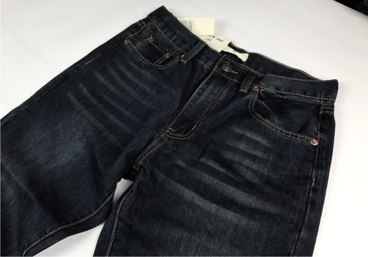 Quần lửng ống đứng thẳng loại cotton nam cũ bẩn quần đùi nam