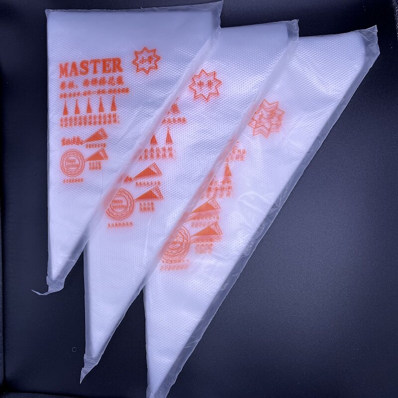 Flower bag squeeze flower bag one-time squeeze cream bag baking 100 squeeze cement caulk bag thickened for multiple use