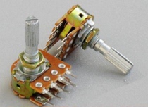 New B50K double 20mm flower handle 8 feet audio amplifier tuning electronic accessories parts 6 5 yuan