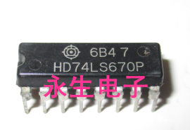 New original HD74LS670P in-line 16-foot integrated block electronic module circuit chip IC