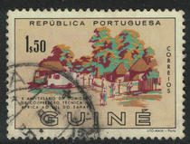 Portuguese Guineas 1960 African Technical Cooperation Tourist Clinic sold 1 (different stamp positions)