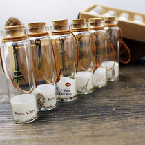 Retro Wishing Bottle Drifting Bottle Pendant Girl Tanabata Valentines Day Gifts New Year gifts for middle school students to send girls