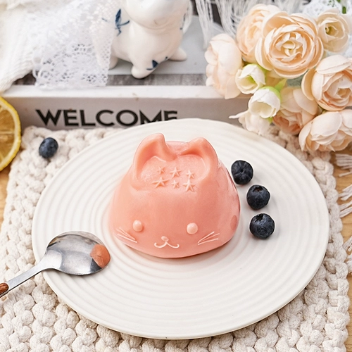 Трехмерный кролик, форма, мультяшный пищевой силикон, мусс, кот