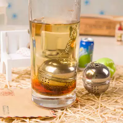 Stainless steel seasoning ball (also known as Wei Bao) Tea making soup ball Hot pot spice leak Kitchen gadget