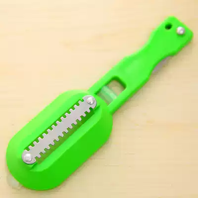 Stainless steel fish scale planer with lid Fish scale scraper Kitchen scaler tool fish killer planer to remove fish scales