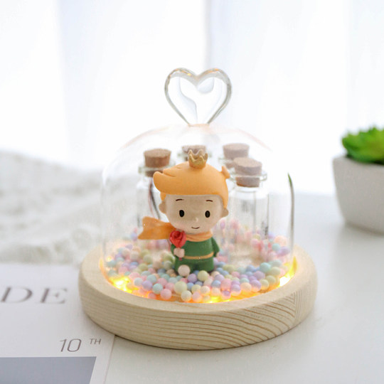Baby lanugo souvenir diy homemade glass ornaments hair baby baby teeth umbilical cord collection bottle preservation box gift