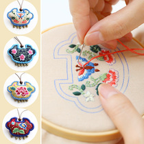 Baby fetal hair souvenir self-made car pendant carrying safe fetal hair bag diy baby pendant handmade long life Lock