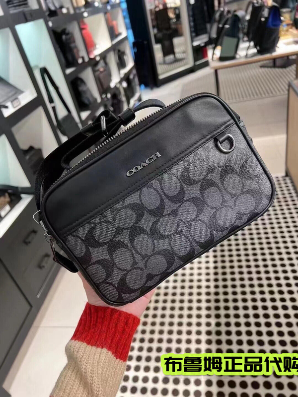 Authentic Coach Men's Camera Bag from the Usa, Shoulder Crossbody Bag, Clutch Bag Authentic Coach Men's Camera Bag from the Usa, Shoulder Crossbody Bag, Clutch Bag