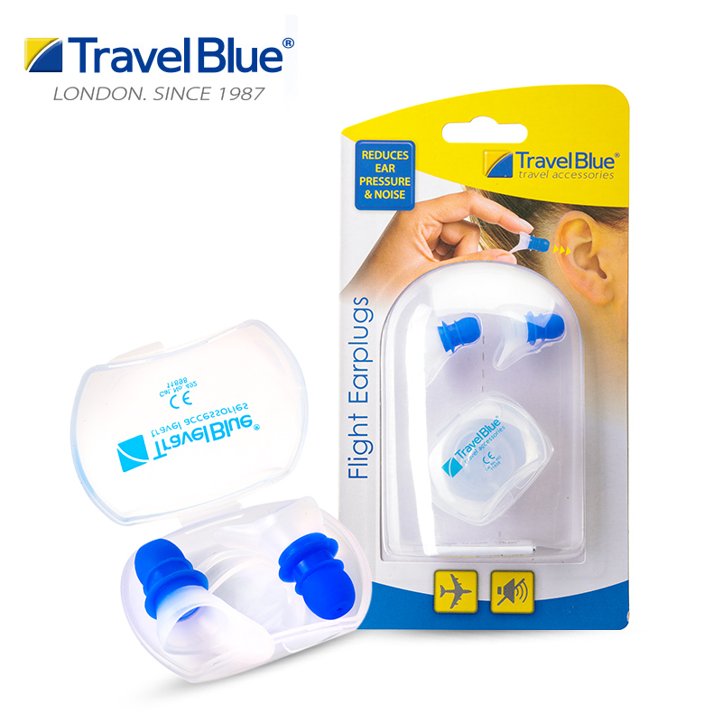 Travel Blue Brigade Aircraft Earplugs Avionics Special Flight Decompression Flight With a High Speed Buck Ear
