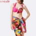 Gujin yêu cô ấy áo tắm phụ nữ bikini ba mảnh sexy mạng che mặt mùa xuân nóng áo tắm phụ nữ 9HT081 - Bikinis Bikinis