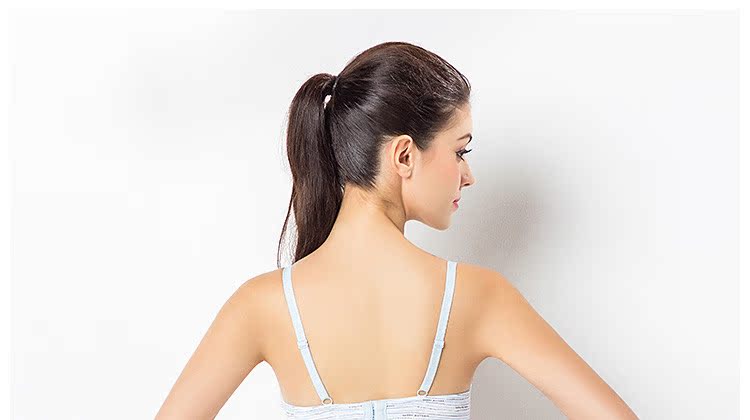 BLOSS hoa cổ xưa và hiện đại đích thực cô gái mảnh mỏng sọc bông mịn kiểu áo ngực 0CS76 miếng dán ngực