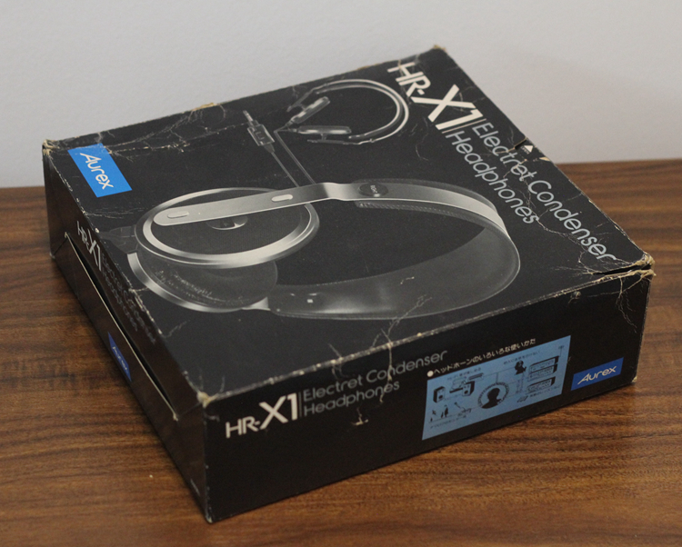 Collection Non-selling items: Toshiba TOSHIBA AUREX HR-X1 Classic electrostatic headphones