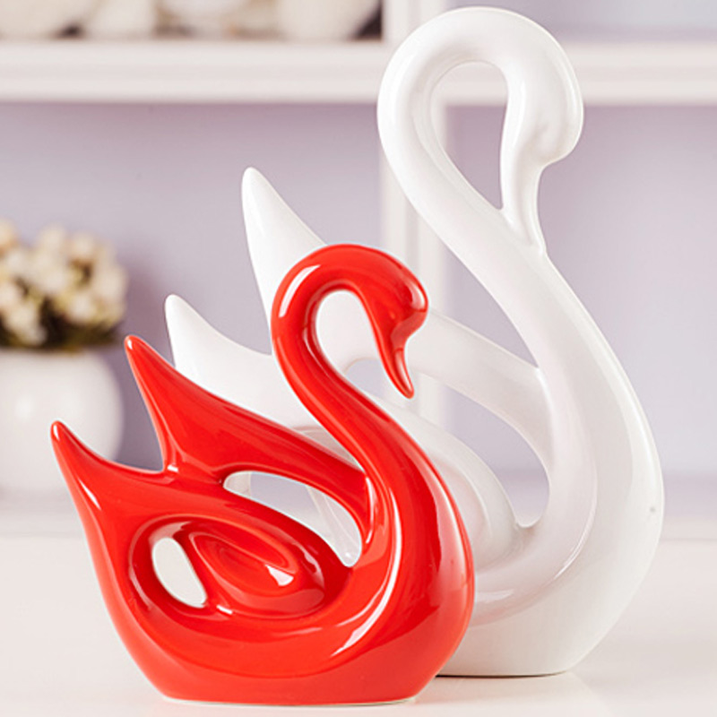 Boreal Europe style home sitting room ceramics furnishing articles creative desktop TV ark adornment fawn table decoration