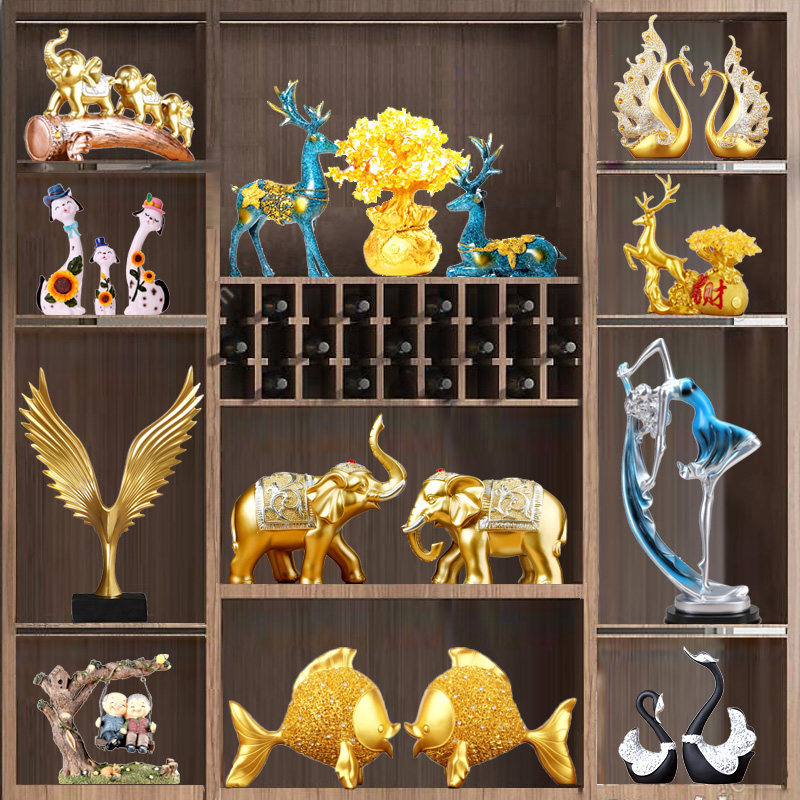 Minimalist modern Living room Home TV Wine Cabinet Hem bedroom Merchants Jewelry Decorative Craft Gifts Swing Accessories LITTLE FURNISHING CREATIVITY