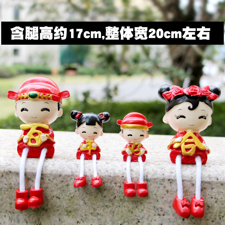 Trang trí nhà phòng khách đồ trang trí nhỏ thủ công mỹ nghệ dễ thương resin treo feet búp bê sáng tạo phòng ngủ phòng nội thất