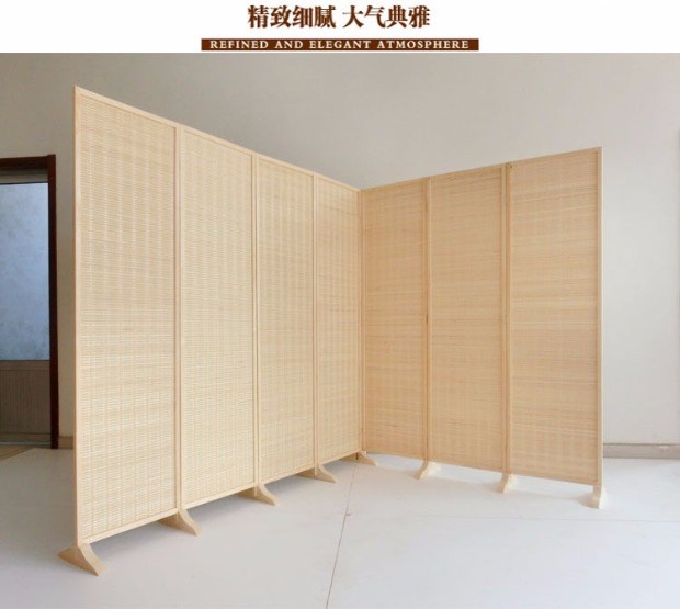Ghế ngồi màn hình vách ngăn hiên Phòng khách phong cách phòng ngủ khách sạn văn phòng khách sạn đơn màn hình gỗ rắn màn hình gấp elk - Màn hình / Cửa sổ khung cửa