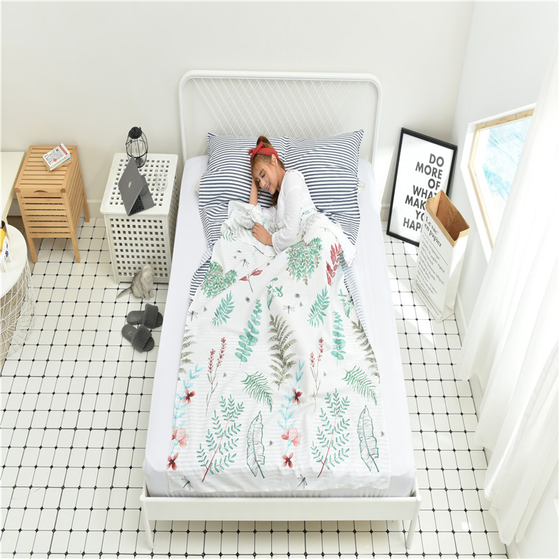 Người lớn cầm tay du lịch bông bẩn bẩn túi chống bẩn túi khách sạn Khách sạn vệ sinh lót đôi may túi ngủ cho bé
