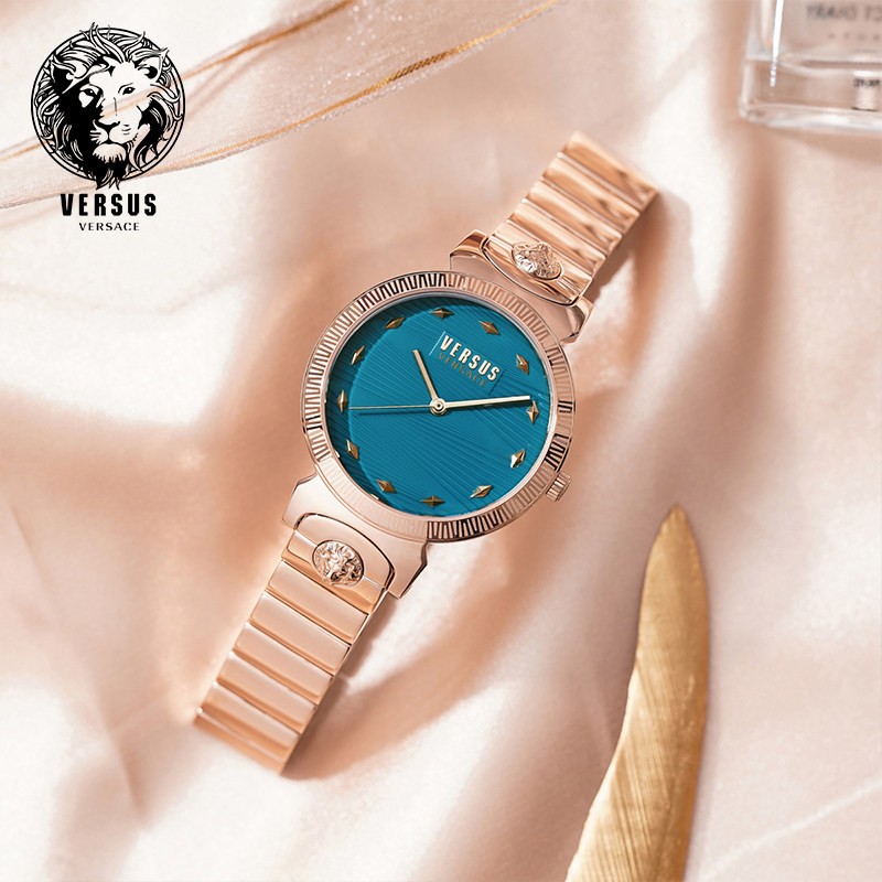 VERSACE VERSUS watch female fashion malachite green embossed quartz