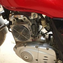 12v Sanyo strong wind 12V car motorcycle violent fan cooling air cooling oil modification
