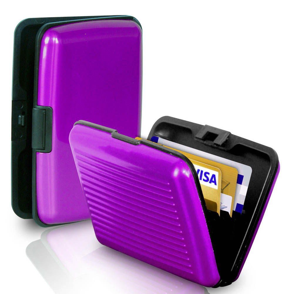 Slim Business ID Credit Card Case Wallet Aluminum Metal