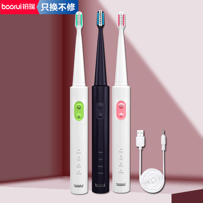 德国铂瑞BR-Z1电动牙刷成人充电式声波超自动软毛男女情侣款套装