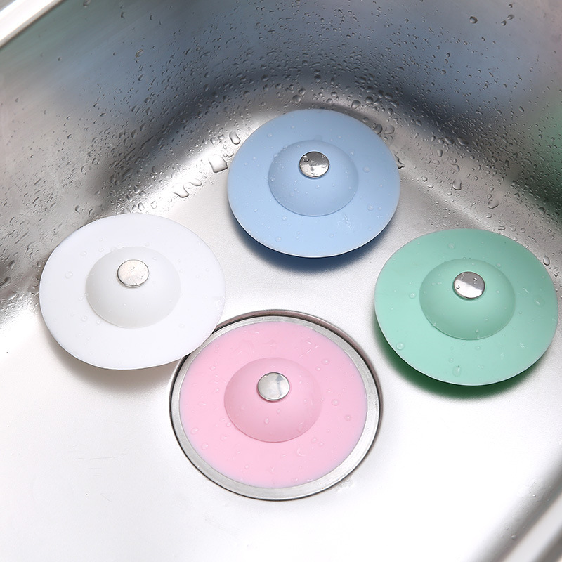 Kitchen sink plug makeup room sink sewer deodorant press type floor drain sink sink sink plug plugging water