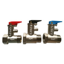 Copper electric water heater safety valve check valve pressure relief valve pressure relief valve