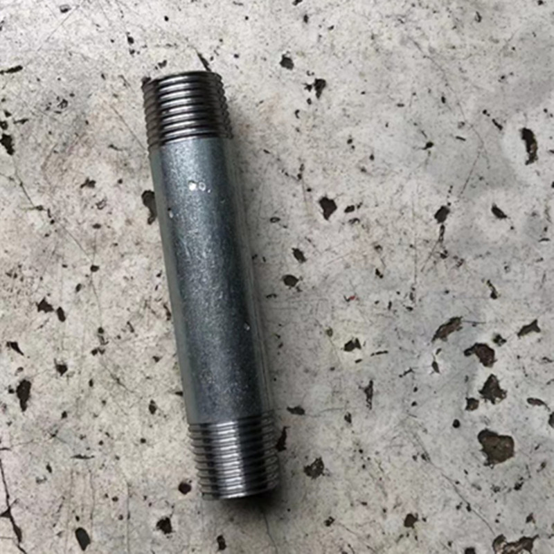 Thickened galvanized seamless round outer wire double-ended filament galvanized tube outer wire extension tube outer wire directly 4 points