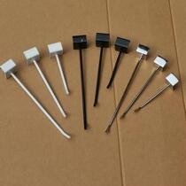 Supermarket shelf square tube beam adhesive hook spray plastic adhesive hook thick black white adhesive hook clothing adhesive hook snack adhesive hook