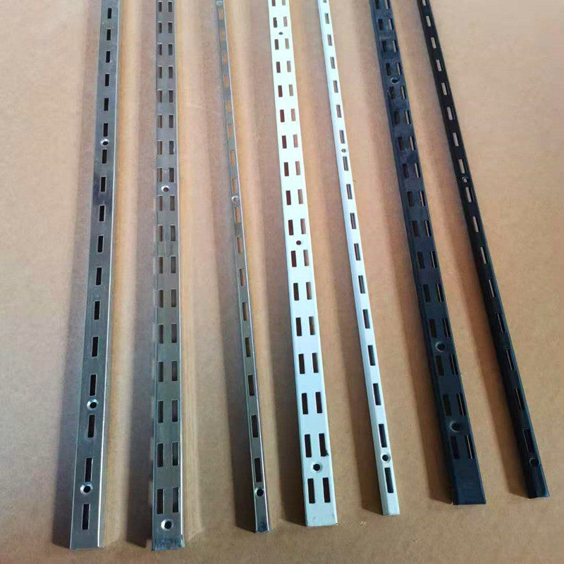 AA pillar pillar single row A pillar widening A-pin glass button steel ladder clothing store on the wall